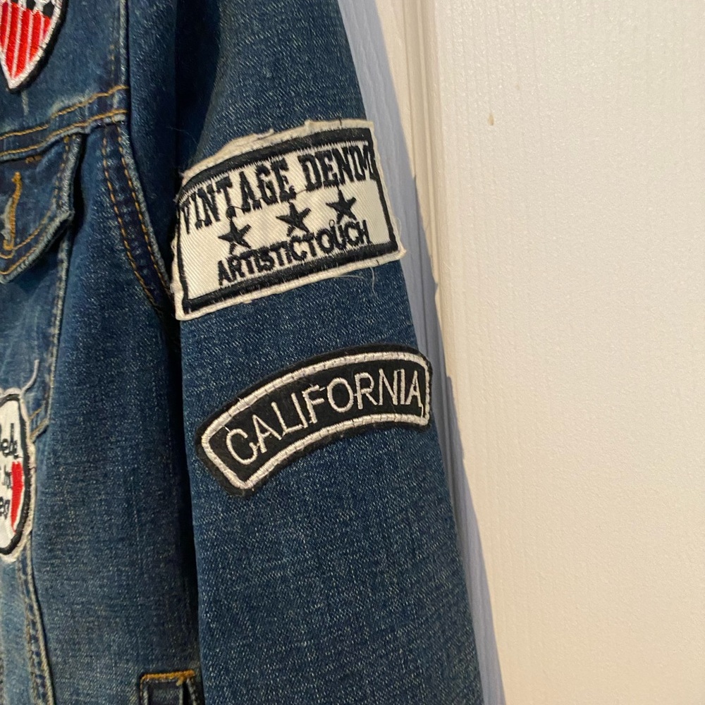 Bebe Patch Jean Jacket - image 5